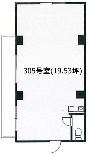 ビガーM&M305 間取り図