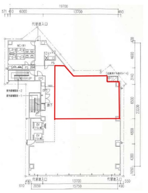 HF神田小川町ビル8F 間取り図