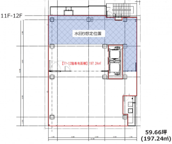 HULIC&New GINZA NAMIKI611F 間取り図