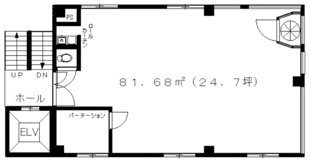 77ビル2F 間取り図