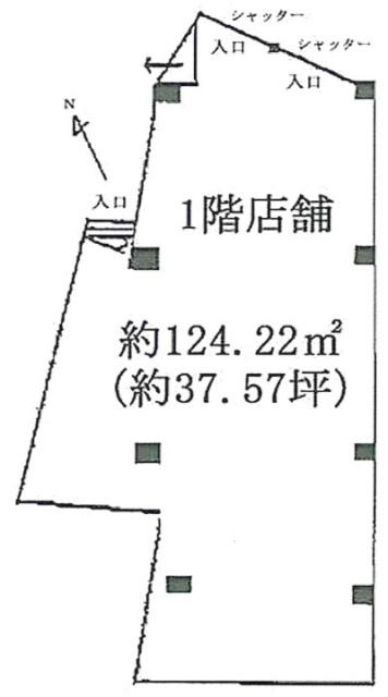 エスペランサ27ビル1F 間取り図