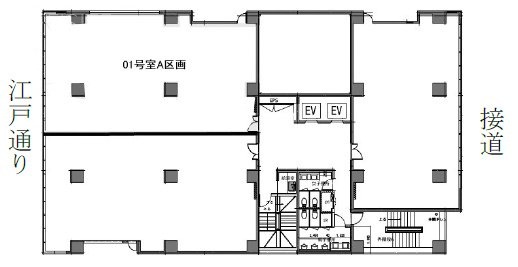EDGE小伝馬町ビル501A 間取り図