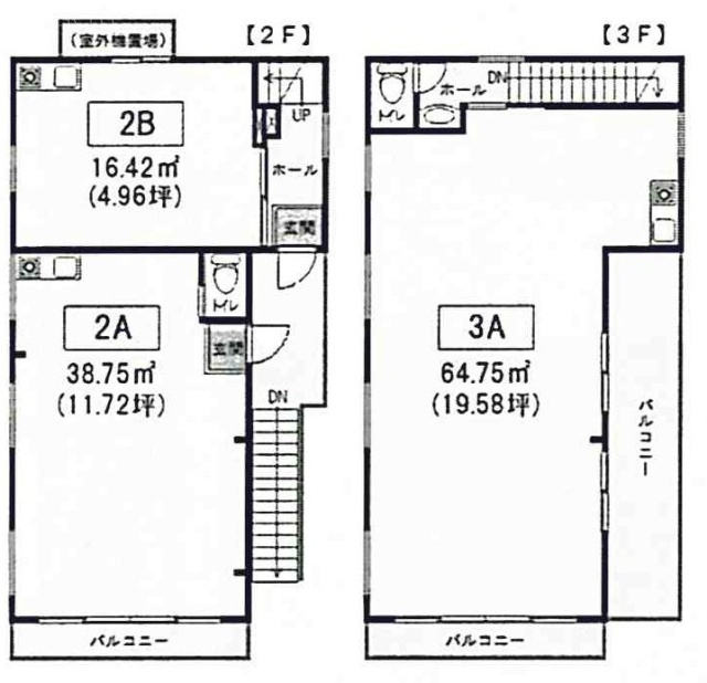 TSビル2A 間取り図