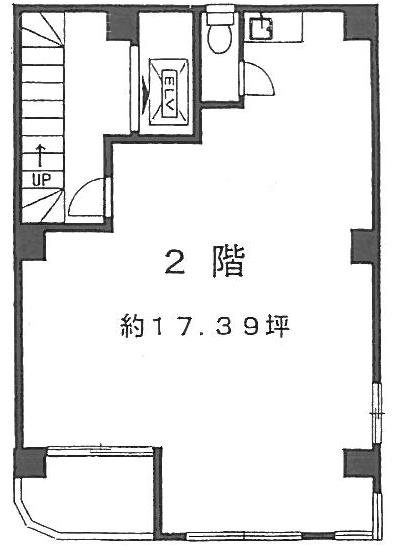 ヒエイビル2F 間取り図