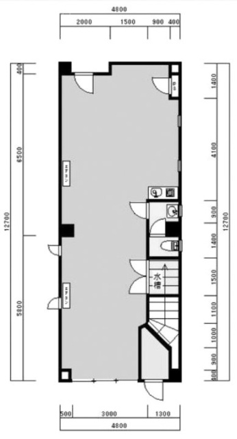 笠原ビル1F 間取り図