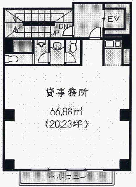 行雲ビル601 間取り図