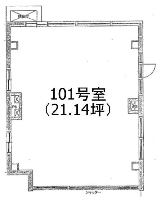 KODAビル幡ヶ谷101 間取り図