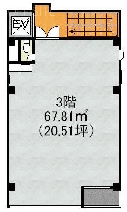 市川ビル3F 間取り図