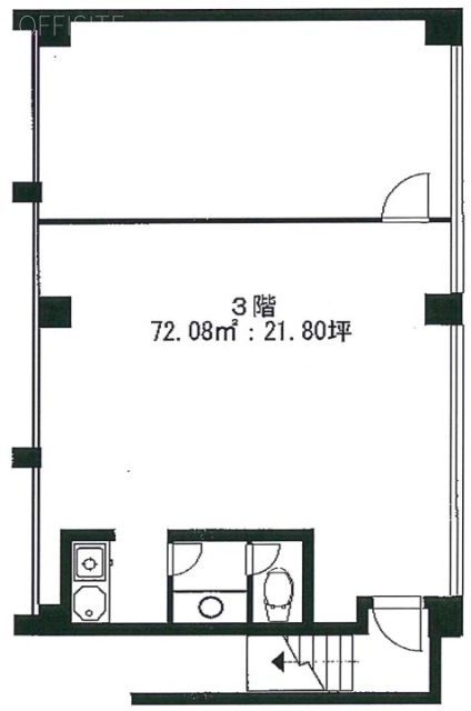 厚生科学研究所ビル3F 間取り図