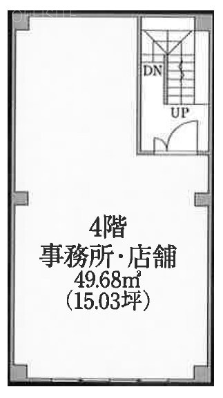 浅草1丁目ビル4F 間取り図