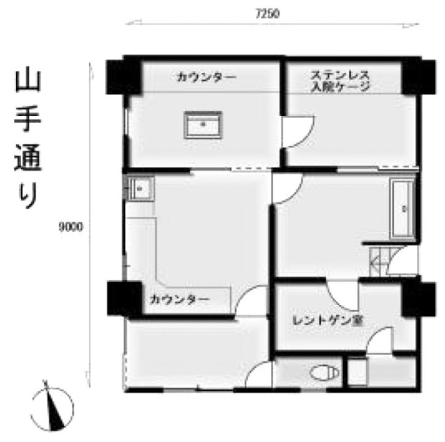 アドリーム落合ビル1F 間取り図