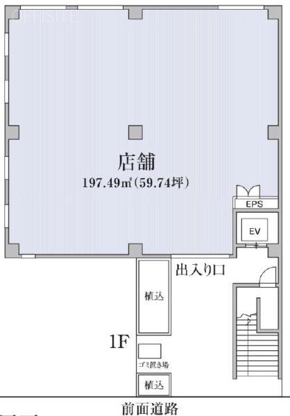 T‘S BRIGHTIA尾山台1F 間取り図