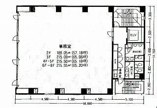 +SHIFT SHIBADAIMON6F 間取り図