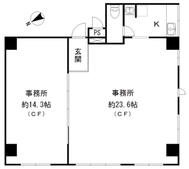 清和ビル603 間取り図