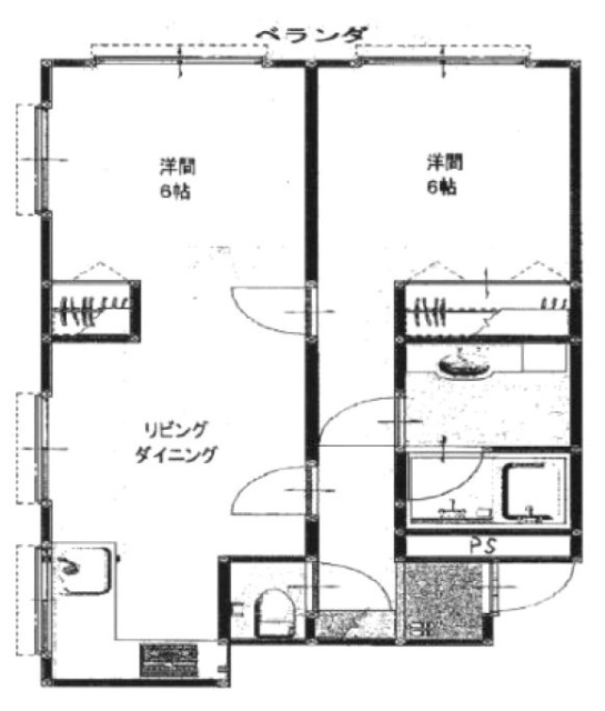 ジャコワ東日本橋マンション604 間取り図