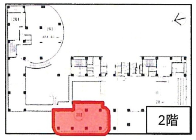 青葉六本木ビル2F 間取り図