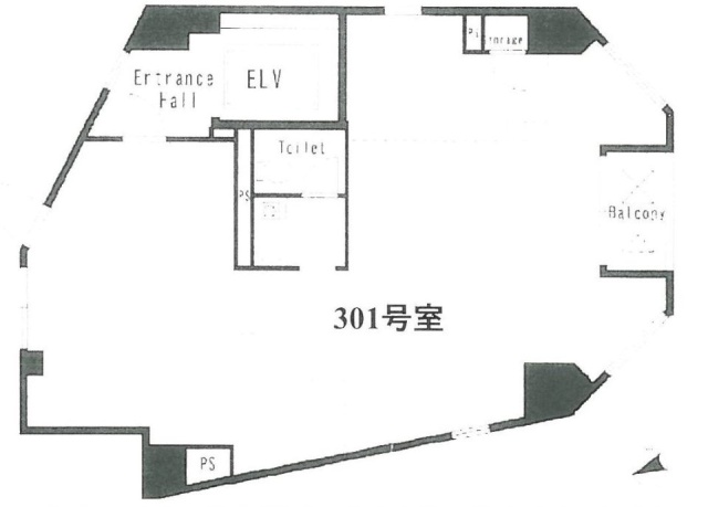 LunaRossa南青山301 間取り図