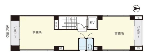 TOMビル4F 間取り図