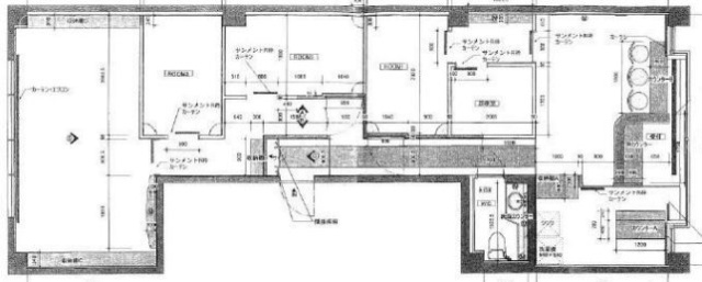 本間ビル3F 間取り図