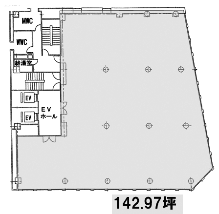 八丁堀ファーストビル3F 間取り図