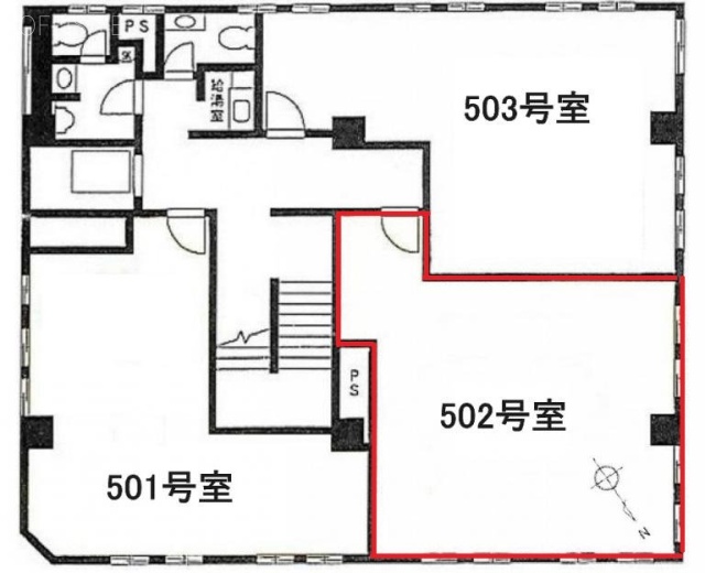 第二東栄ビル502 間取り図