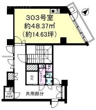 クレール五反田ビル303 間取り図