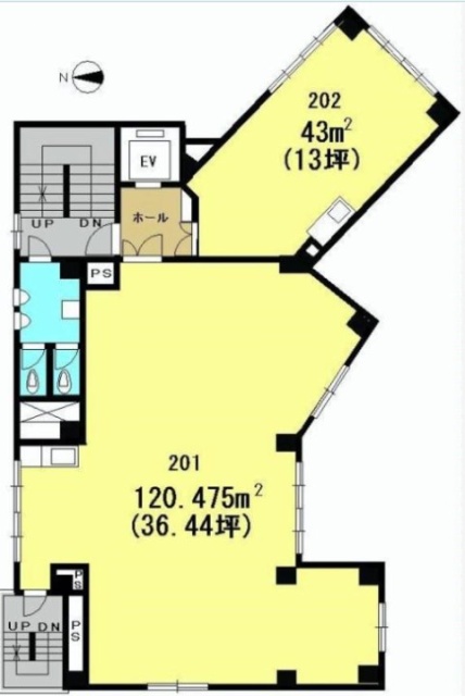 三多摩第一ビル3F 間取り図