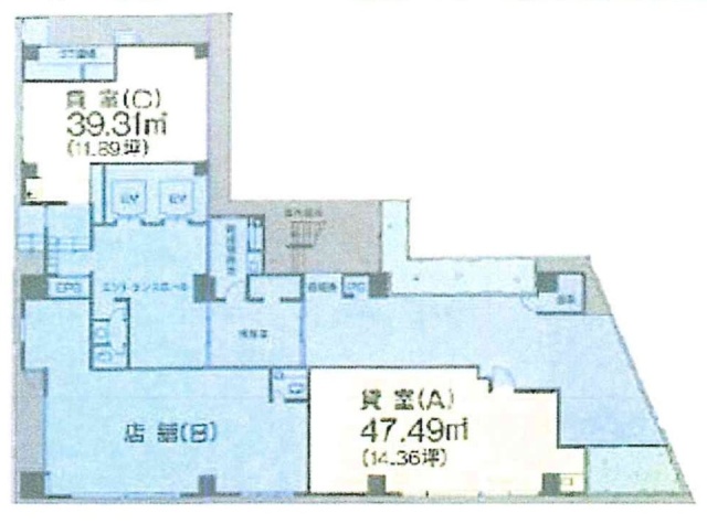 日本橋小網ビルA 間取り図