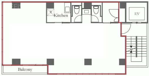 THE KOGAICHO3F 間取り図