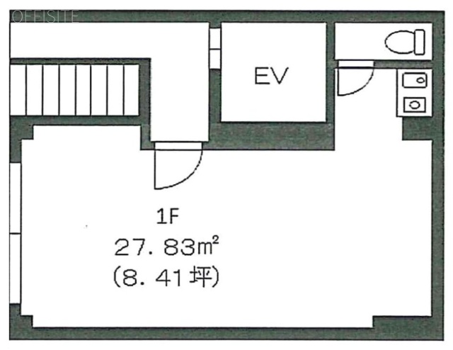 築地横谷ビル1F 間取り図
