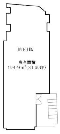 ヴォーグ代官山ⅡB1F 間取り図