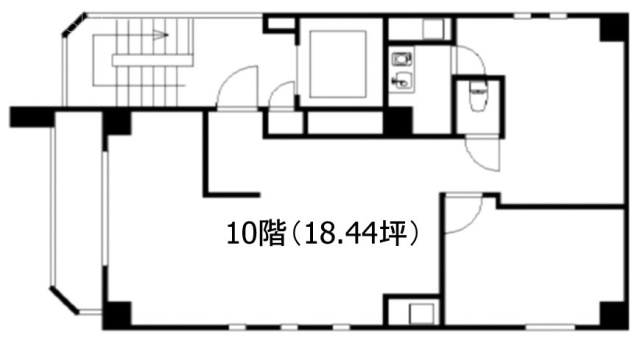富士山ビル10F 間取り図