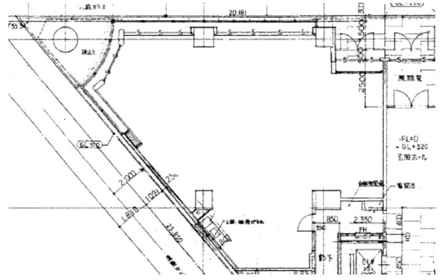 北千住Vビル1F 間取り図