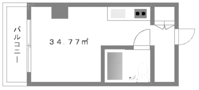 寿宝ビル507 間取り図