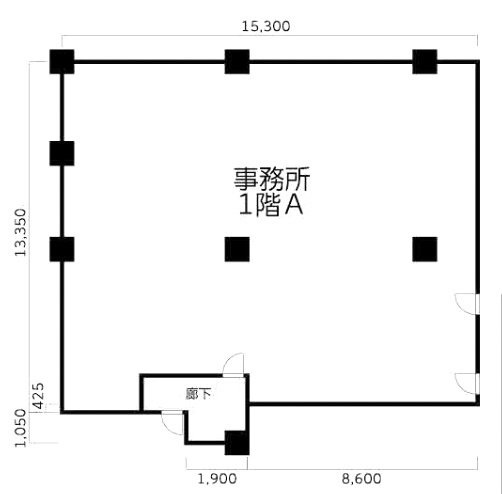 中村ビルA 間取り図