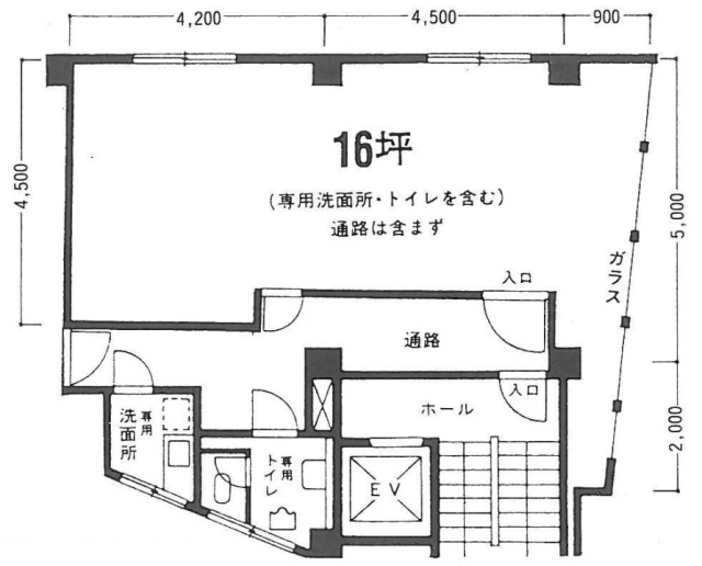 神南興業ビル7F 間取り図