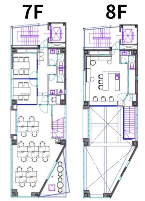 JP-BASE渋谷7F～8F 間取り図