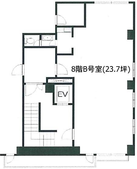 高山ランドビルB 間取り図