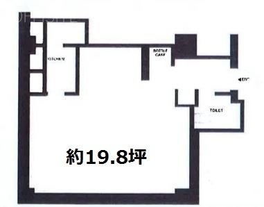 第6トーアビルB101 間取り図