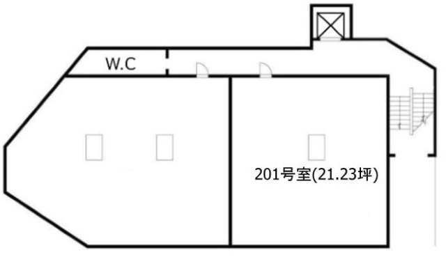 三恵大塚ビル201 間取り図