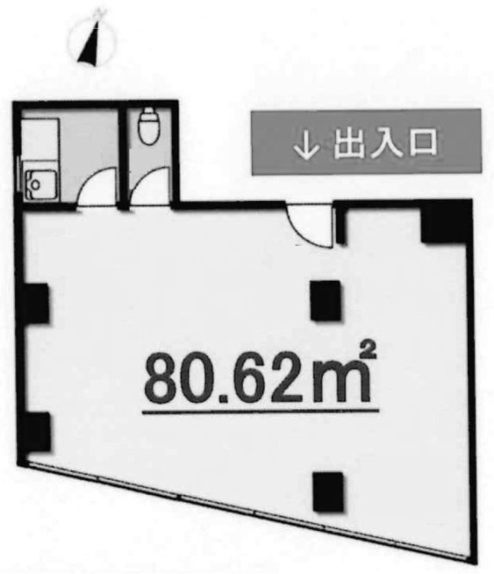 岡本ビル5F 間取り図