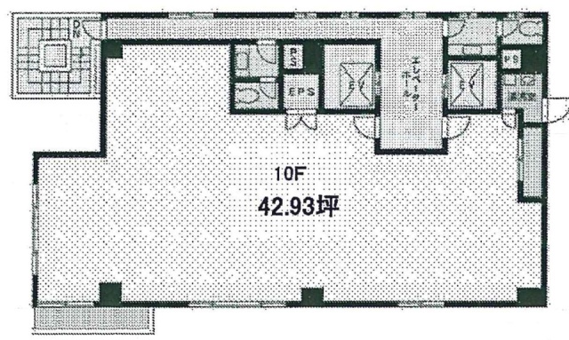 TS93ビル10F 間取り図