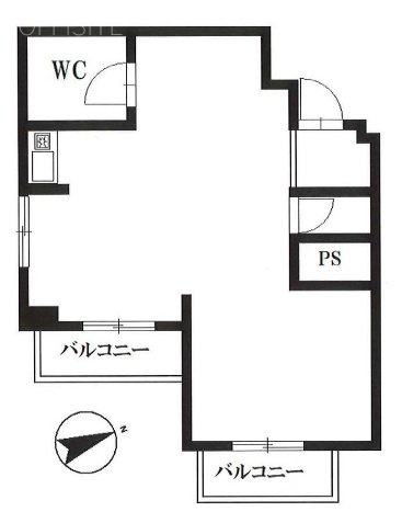 三船ビル402 間取り図