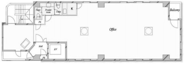 芝ヒロセビル6F 間取り図