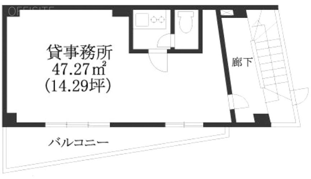 アイカ高円寺ビル4F 間取り図