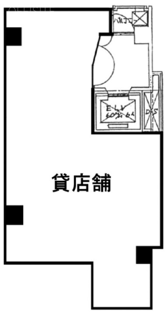 矢島参番館ビル4F 間取り図