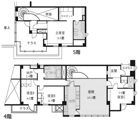 アルファベットセブン403 間取り図