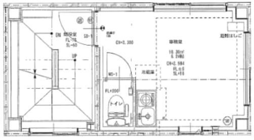 潮代(しおだい)ビル2F 間取り図
