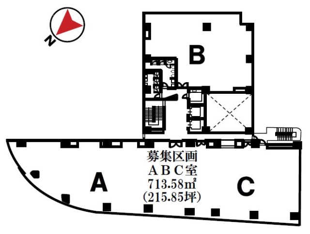 水天宮北辰ビル3F 間取り図