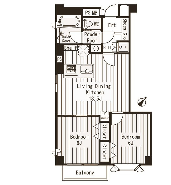 藤和青葉台コープ302 間取り図